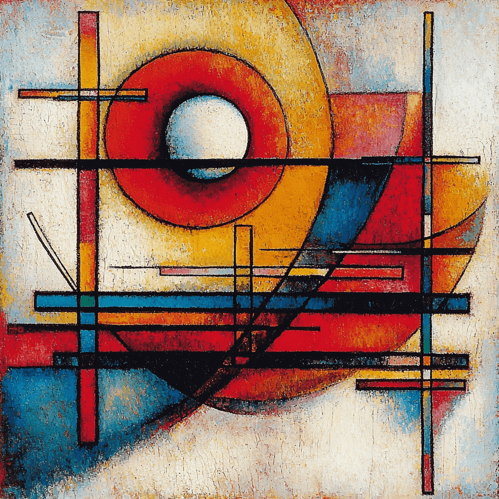 Wassily Kandinsky Inspired Dynamic Movement Paint By Numbers Art