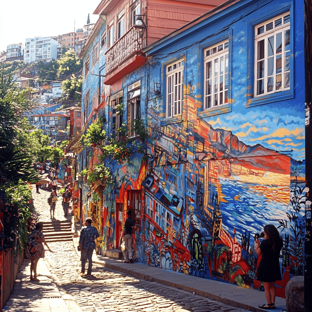 Street Art Of Valparaíso - Valparaíso Numbered Painting Kits
