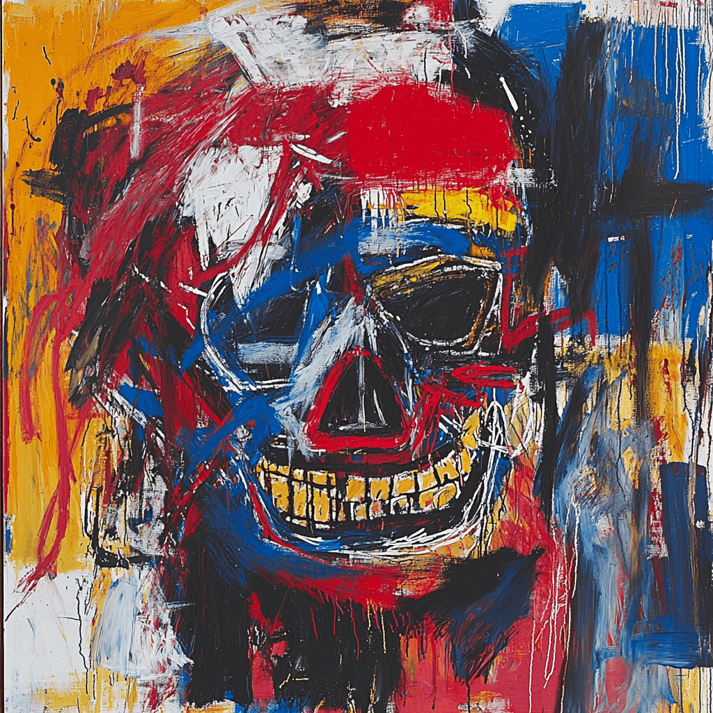 Jean-Michel Basquiat Inspired Visions Of Reality Painting Number Kit