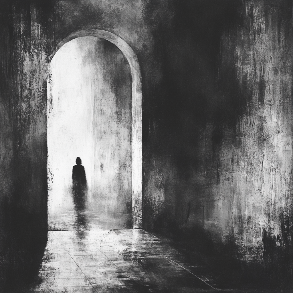 Francesca Woodman Inspired Dream Doorway painting number kit