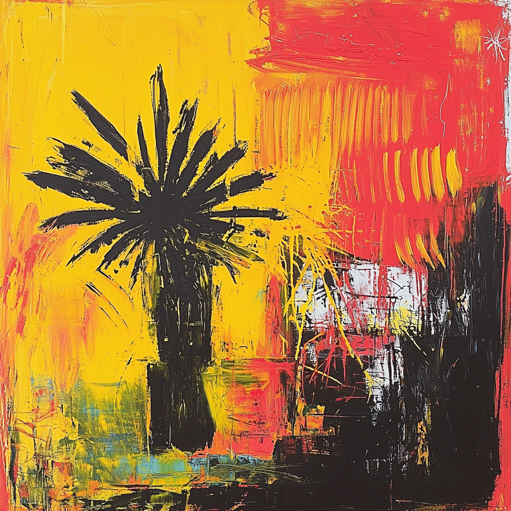 Jean-Michel Basquiat Inspired Metaphors Of Growth Paint By Numbers