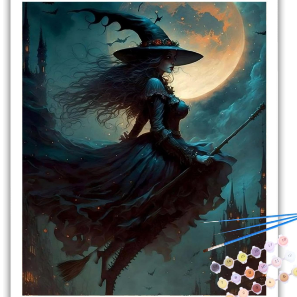  Arttoplus Halloween Skull Paint by Numbers Kit