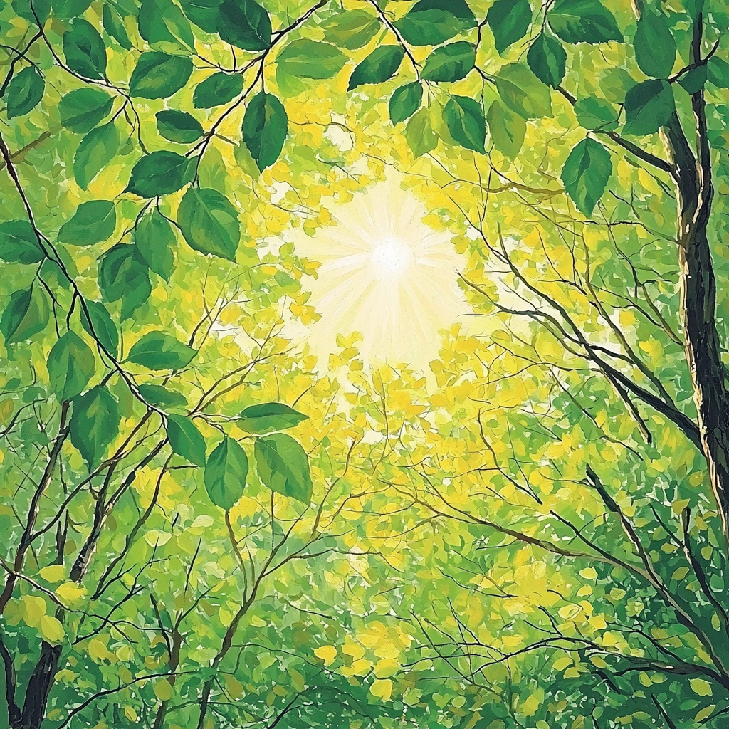 Pierre-Auguste Renoir Inspired Sunlit Canopy Painting By Numbers Kit