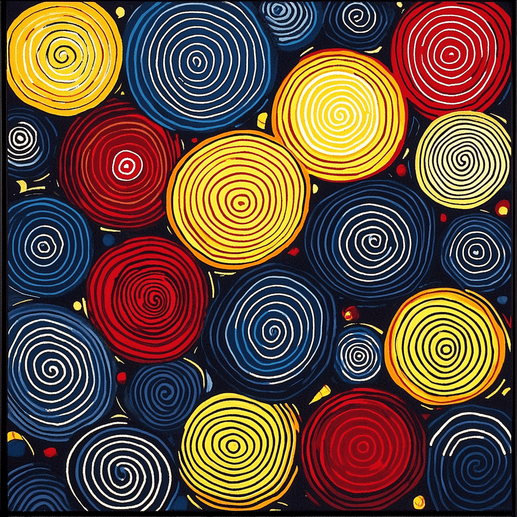 Yayoi Kusama Inspired Timeless Repetition Painting By Numbers Kit