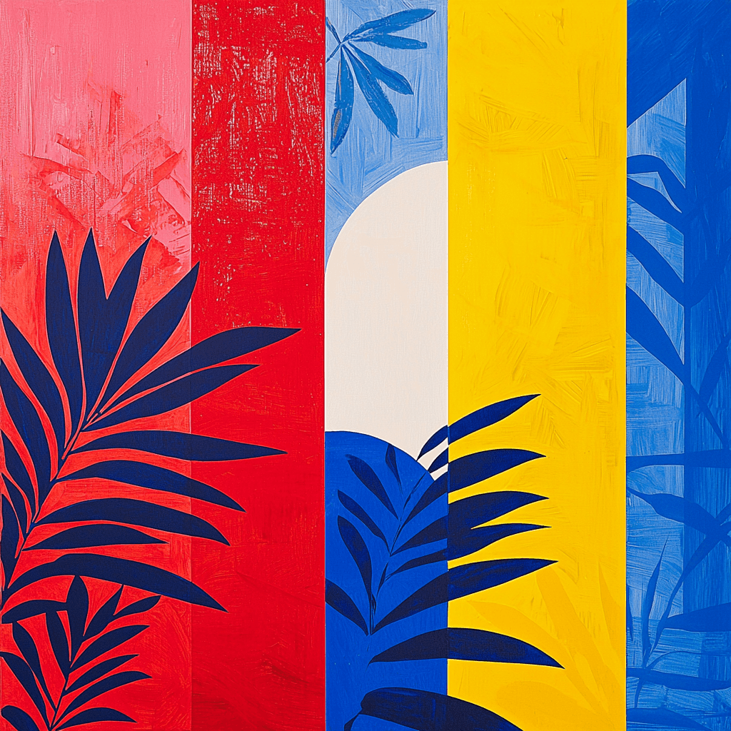 Henri Matisse Inspired Serenade Of Colors Painting Number Kit