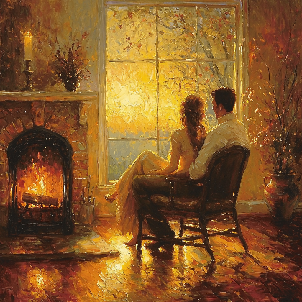 Tales By The Fireside Painting Number Kit