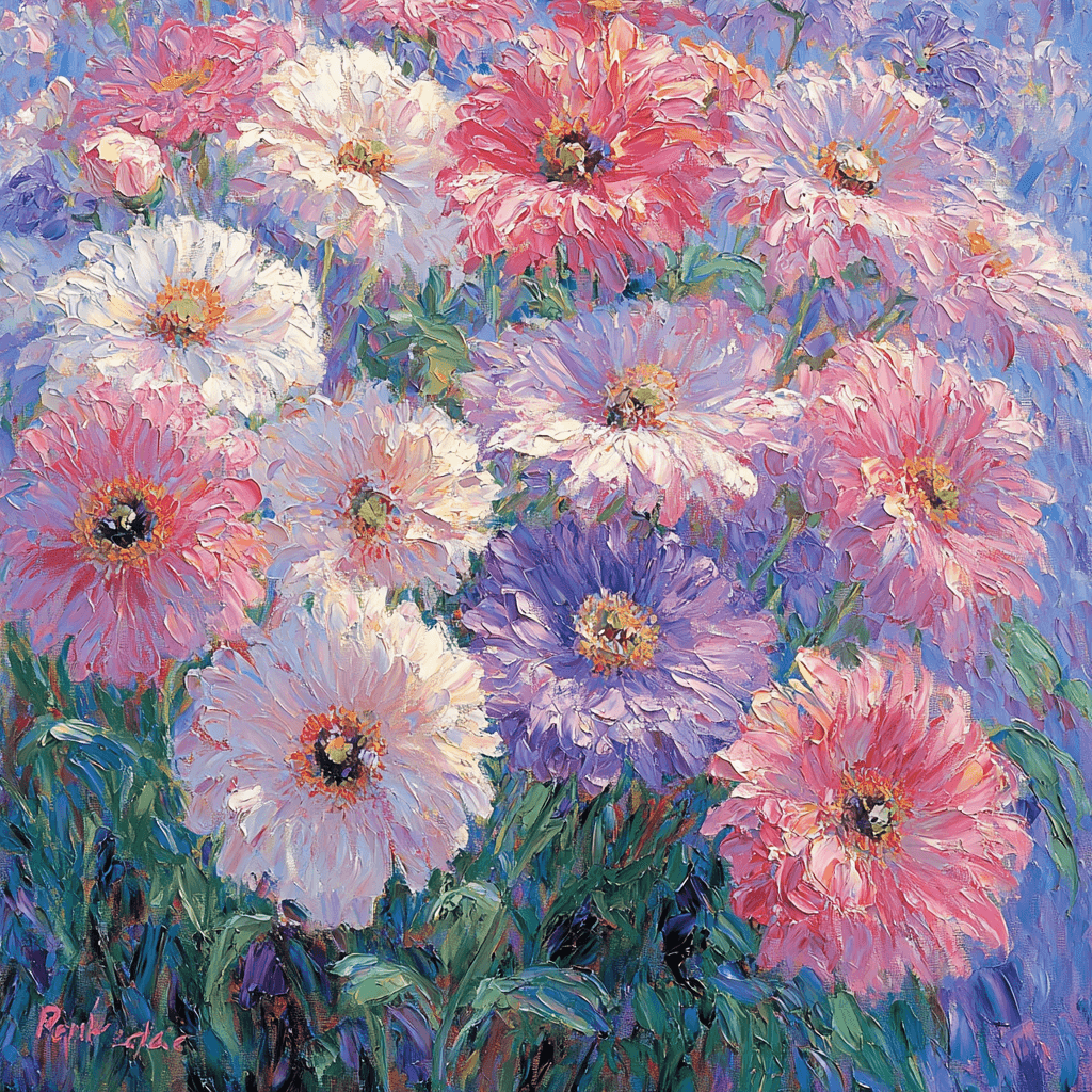 Pierre-Auguste Renoir Inspired Blissful Blossoms DIY Paint By Numbers