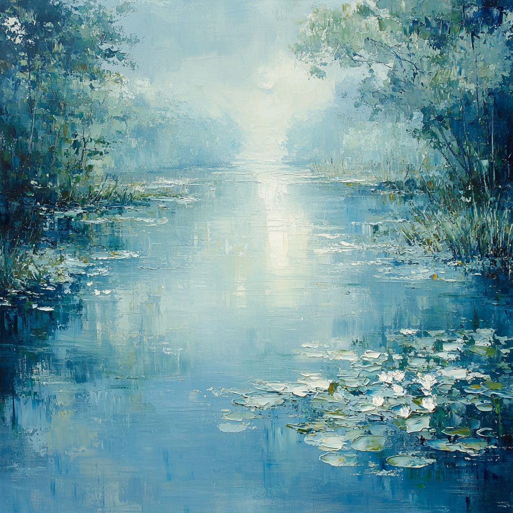 Edgar Degas Inspired Reflections Of Still Waters Paint By Numbers