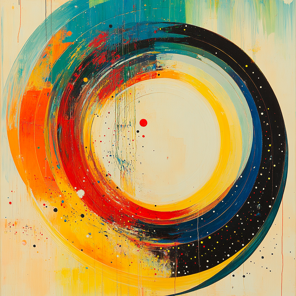 Wassily Kandinsky Inspired Cosmic Ballet Painting by numbers kit