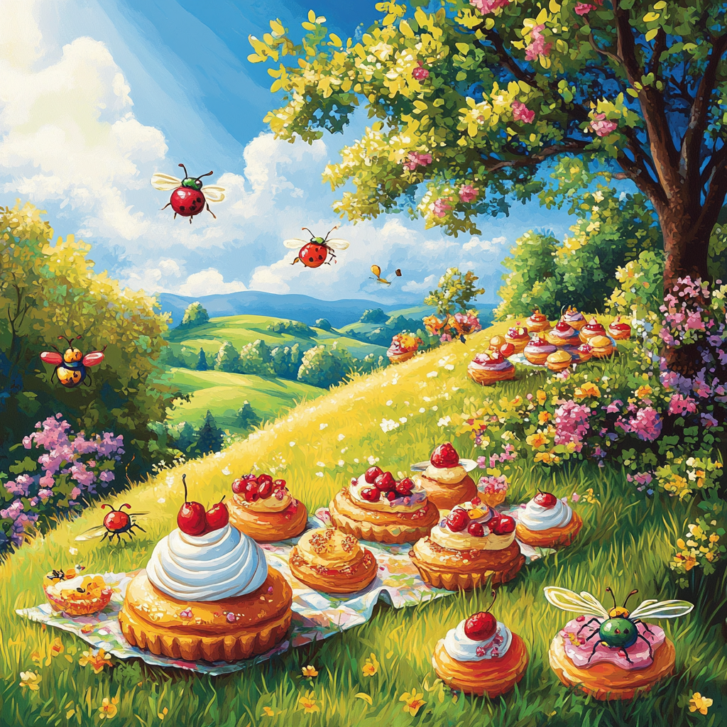 Emile Sweet Picnic Paint by numbers kits