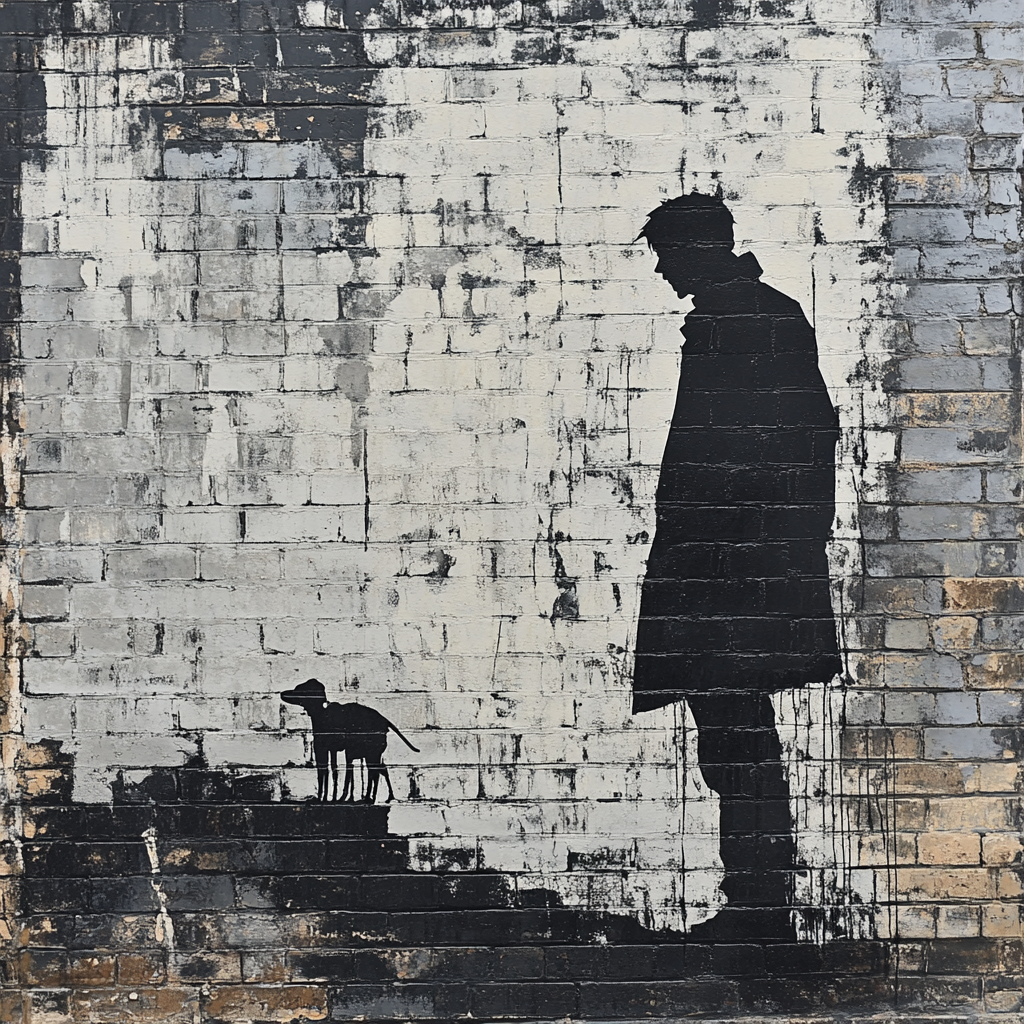 Banksy Inspired Urban Street Art Numbered painting kits