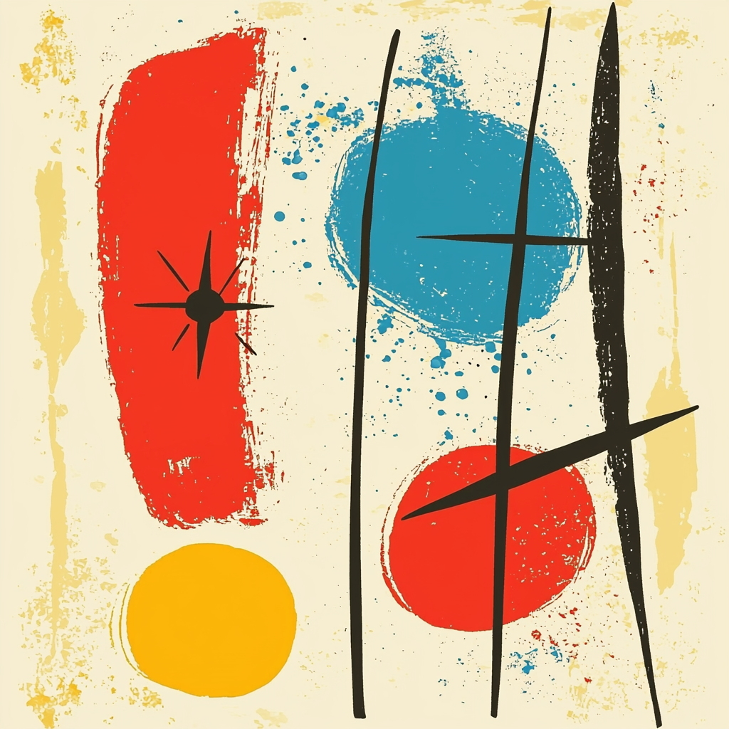 Joan Miró Inspired The Joy Of Colors Painting By Numbers Kit