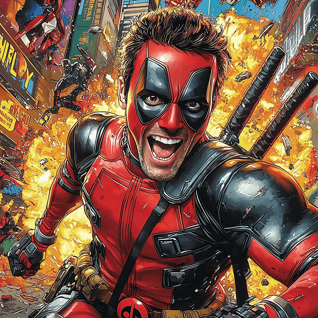Ryan Reynolds: The Humor Behind The Merc With A Mouth Paint By Numbers
