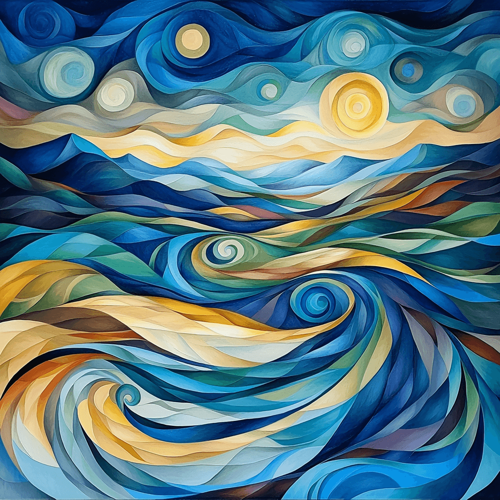 Max Ernst Inspired Dreamscape Reflections Paint By Numbers Art