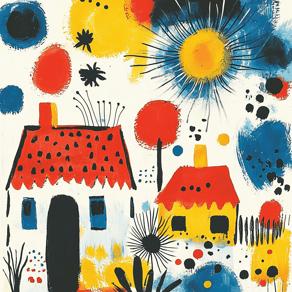 Joan Miró Inspired Whimsical Dreams Of Childhood Paint By Color
