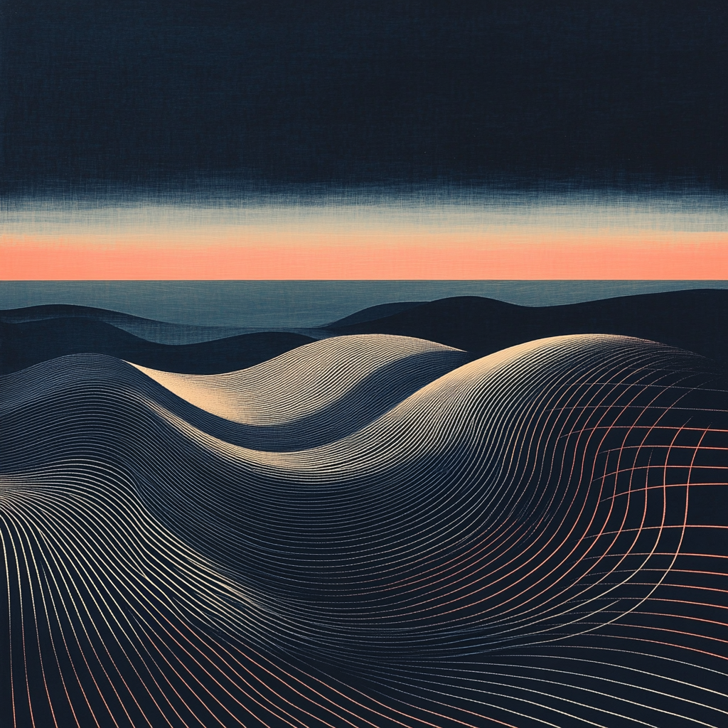 Paul Klee Inspired Echoing Rhythms Numbered painting kits