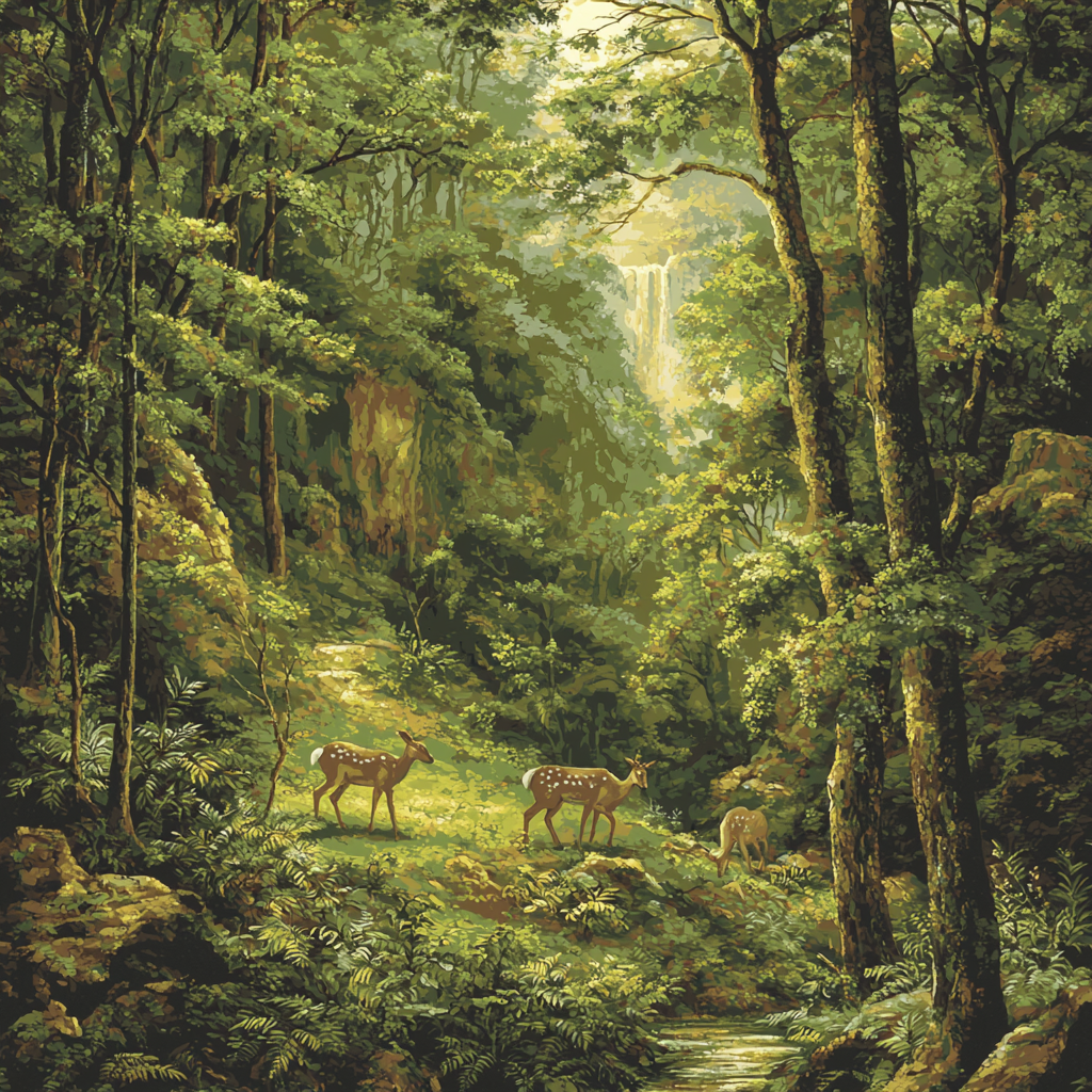 Thomas Gainsborough Inspired Harmonious Woodland Serenade Painting By Numbers Kit