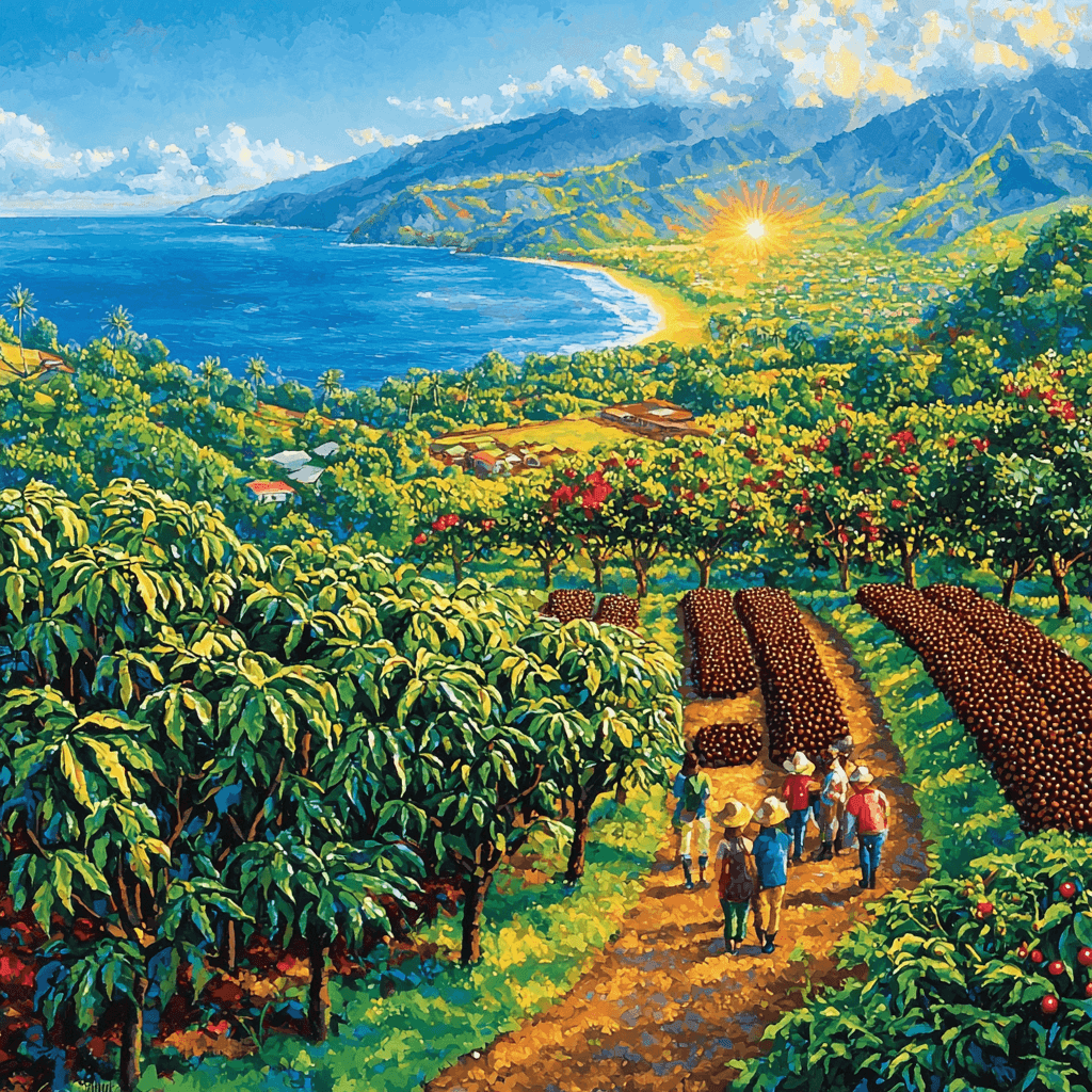 Kona Coffee Farm Paint By Number