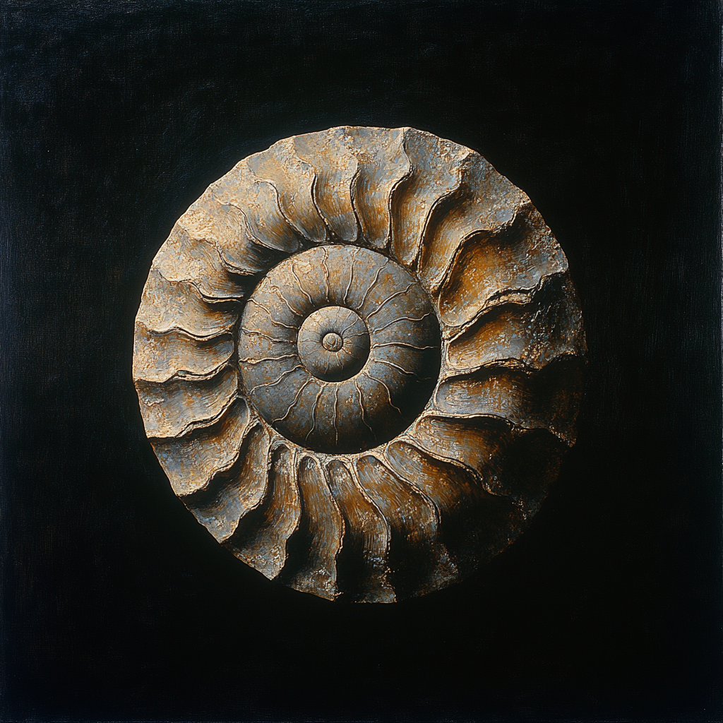 Caravaggio Inspired Ancient Fossil Shadow painting number kit