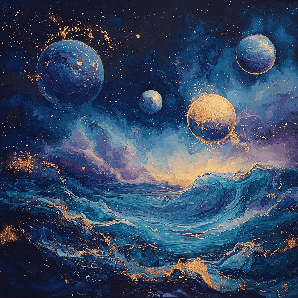 Salvador Dalí Inspired Celestial Nightlight Harmony Paint By Numbers