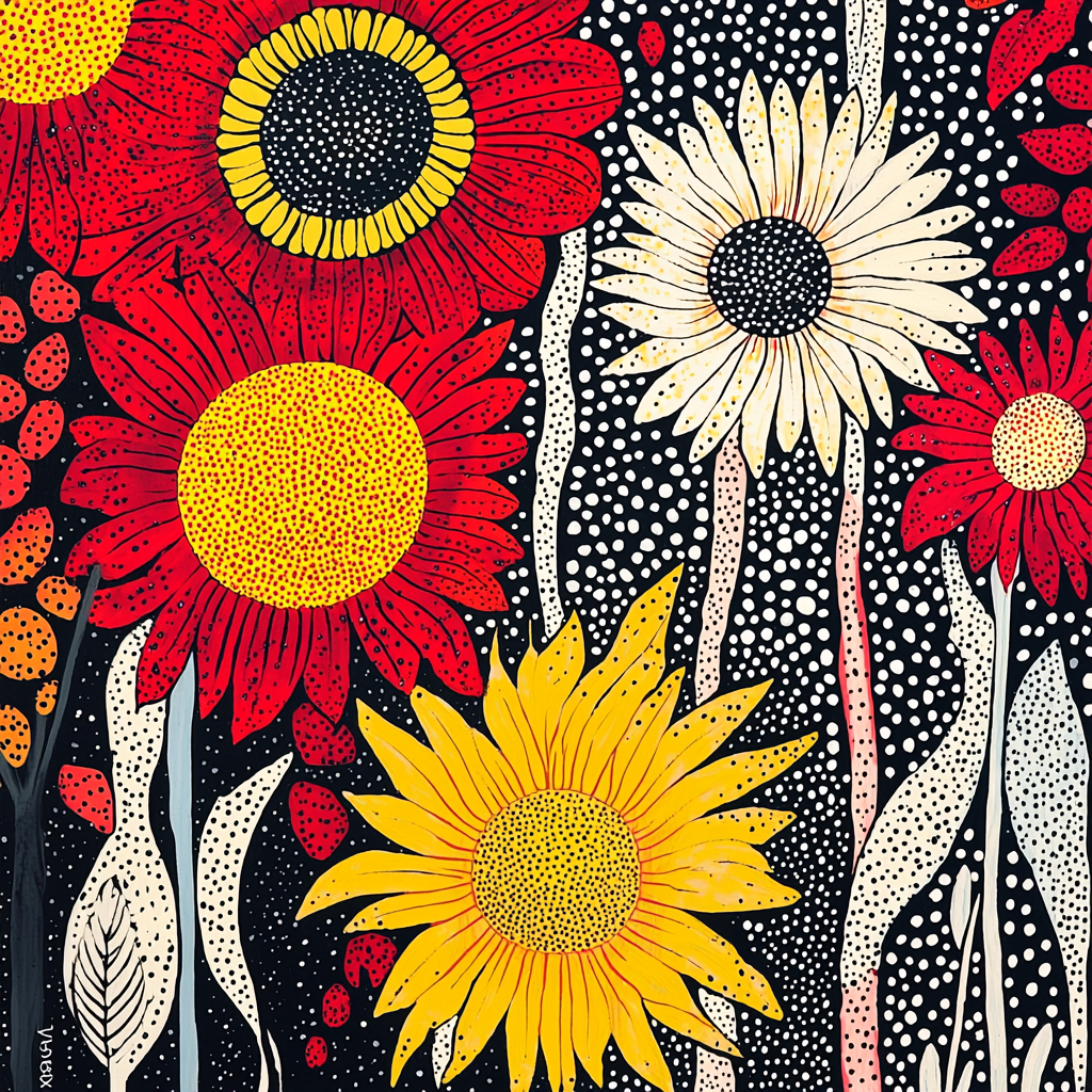 Yayoi Kusama Inspired Boundless Patterns Painting By Numbers Kit