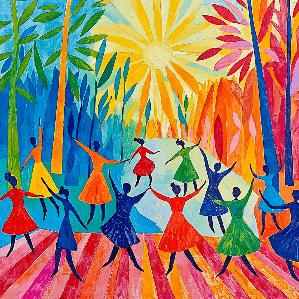 Henri Matisse Inspired The Spirit Of Dance Paint By Numbers Kits