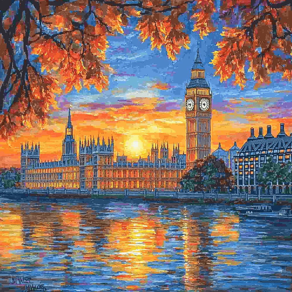 Big Ben Painting Number Kit