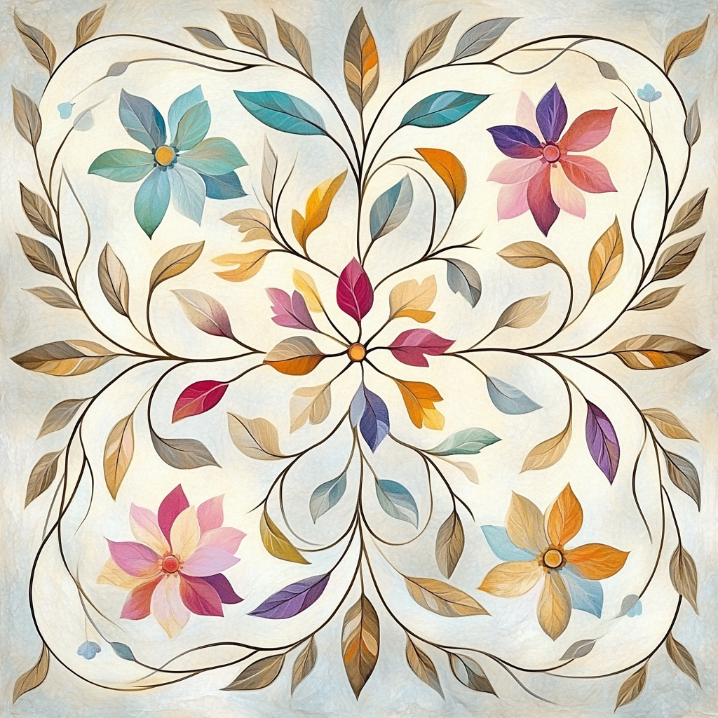 Alphonse Mucha Inspired Symphony Of The Seasons Numbered painting kits