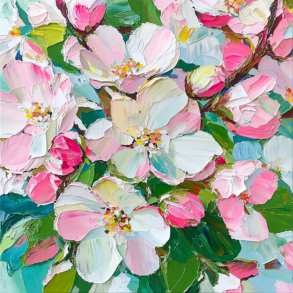 Paul Cézanne Inspired Temporal Blossoms Painting By Numbers Kit