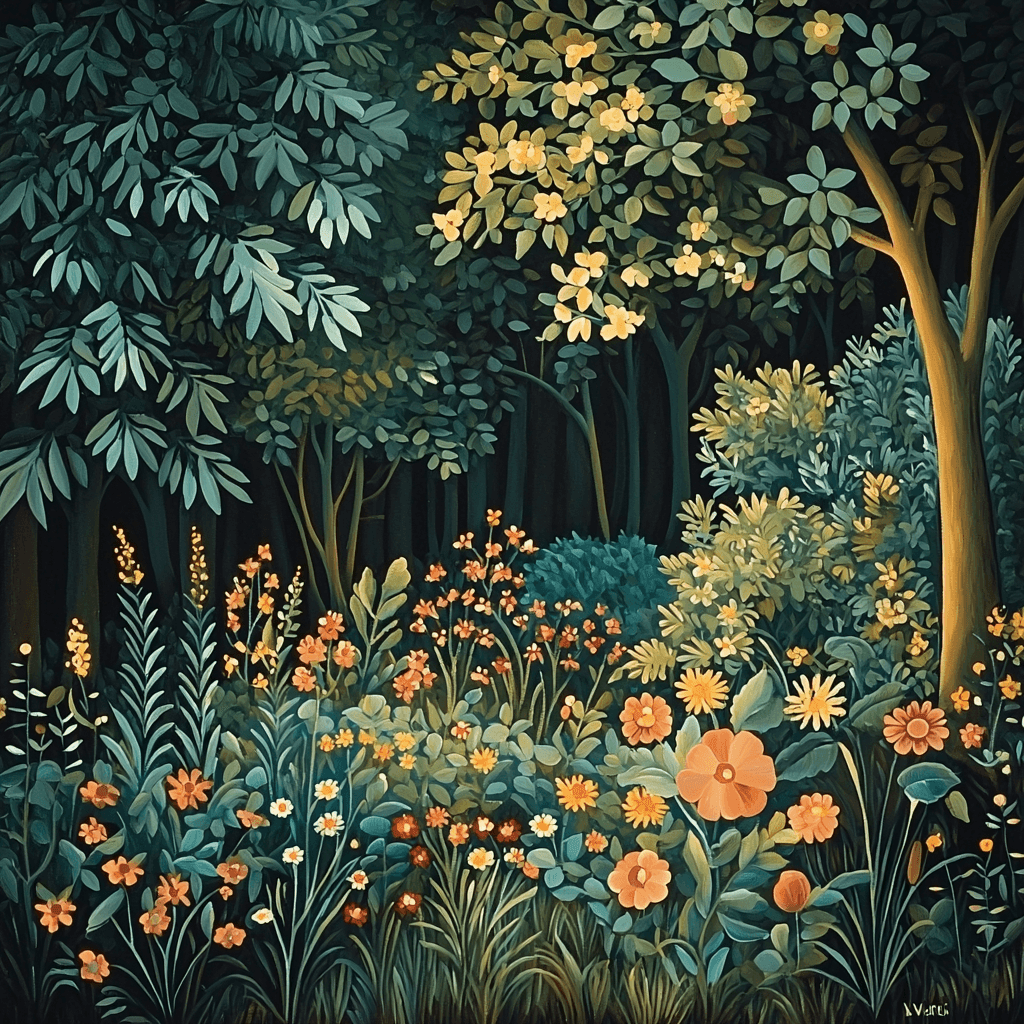 Henri Rousseau Inspired Forest Mystique Paint By Numbers