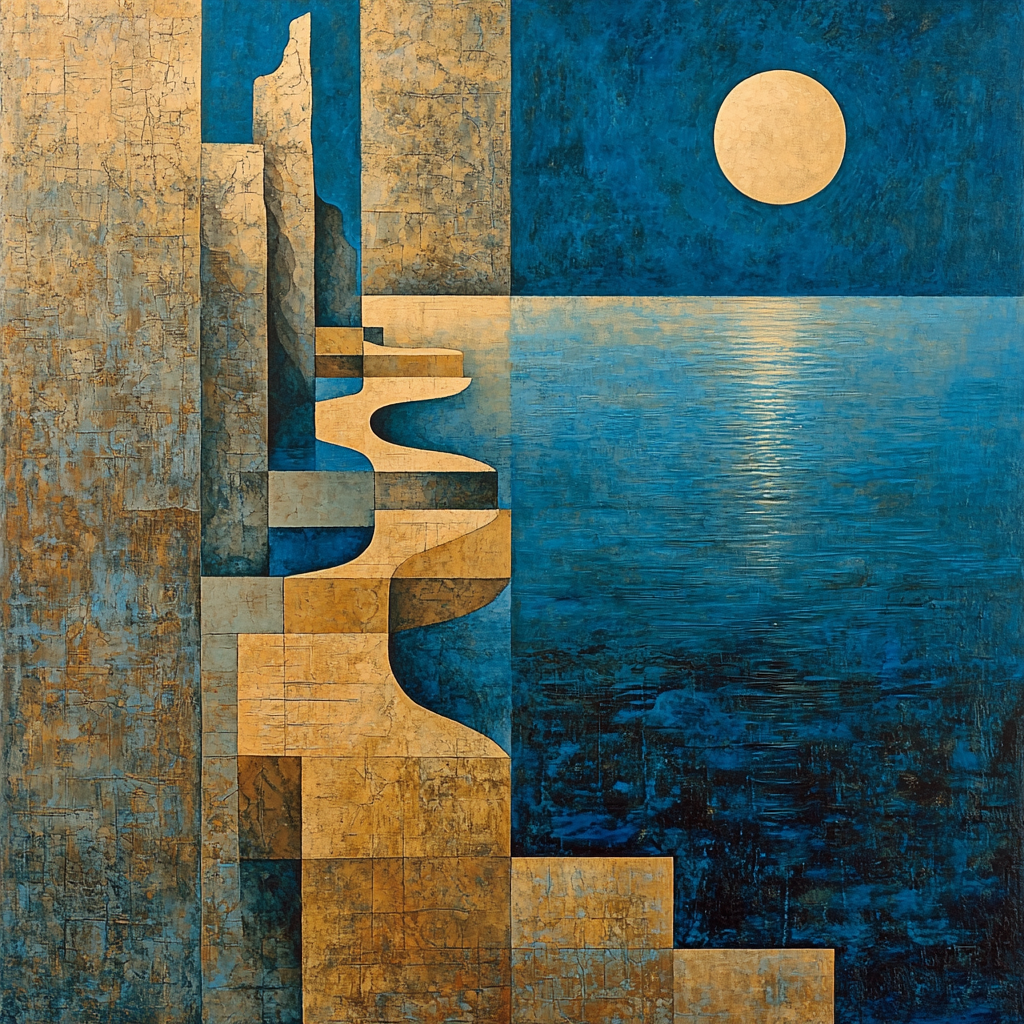 Max Ernst Inspired Layers Of Reflection Painting Number Kit