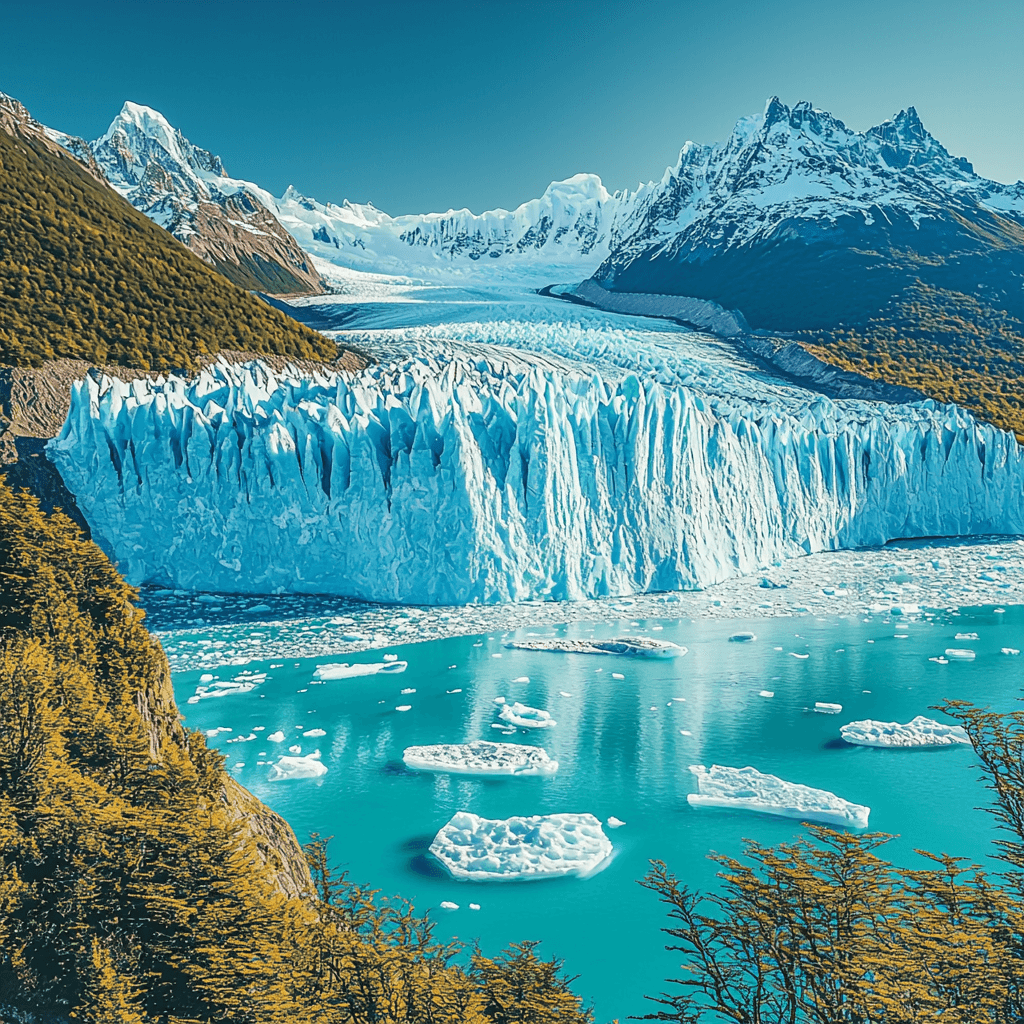 Perito Moreno Glacier - Patagonia, Argentina Number Painting