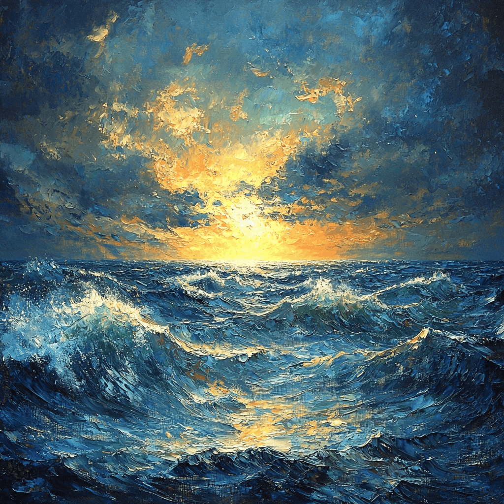 J.M.W. Turner Inspired Turner's Tempestuous Seas Numbered Painting Kits