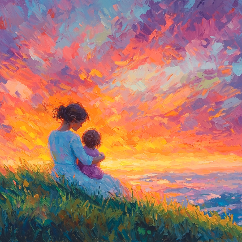 Sunset Serenade Of Love Paint By Color