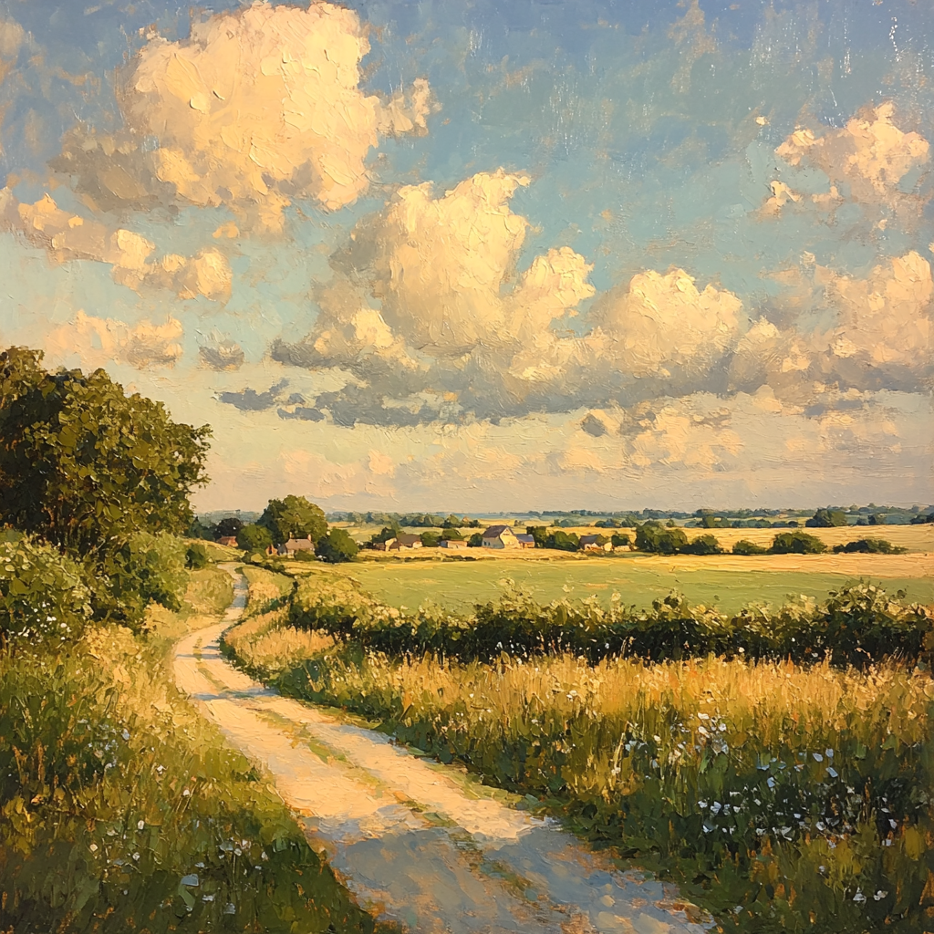 John Constable Inspired Summer Countryside Painting by numbers kit