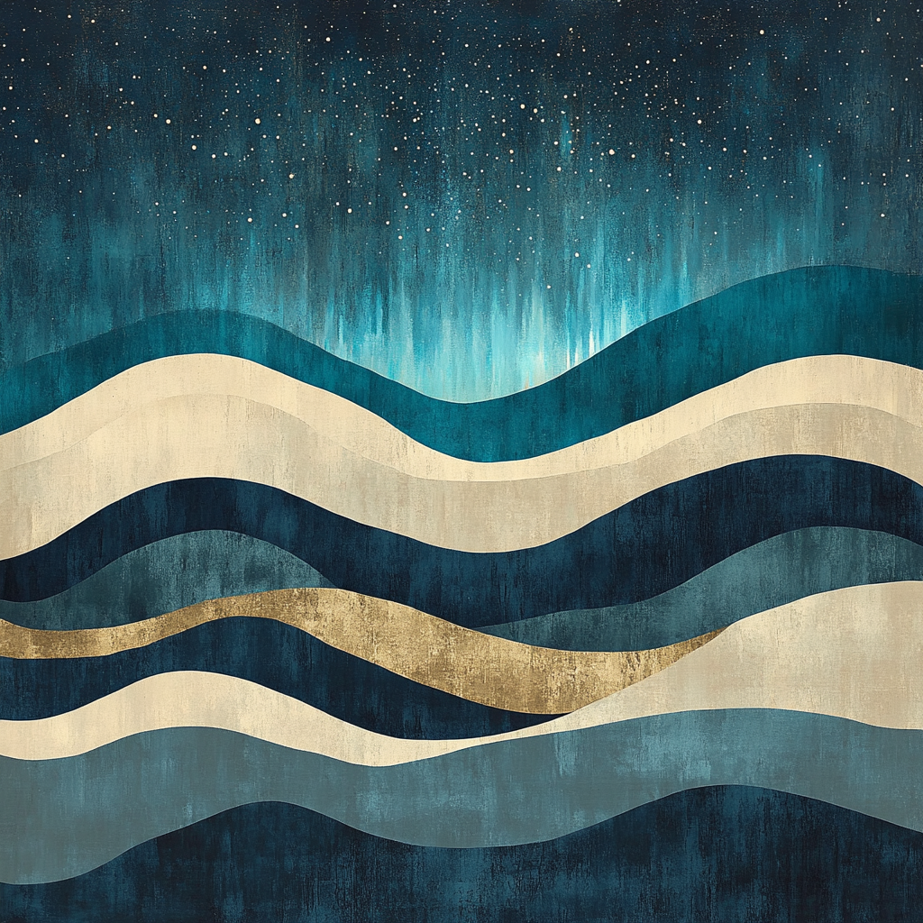 Paul Cézanne Inspired Celestial Plateau Study Paint by numbers kits