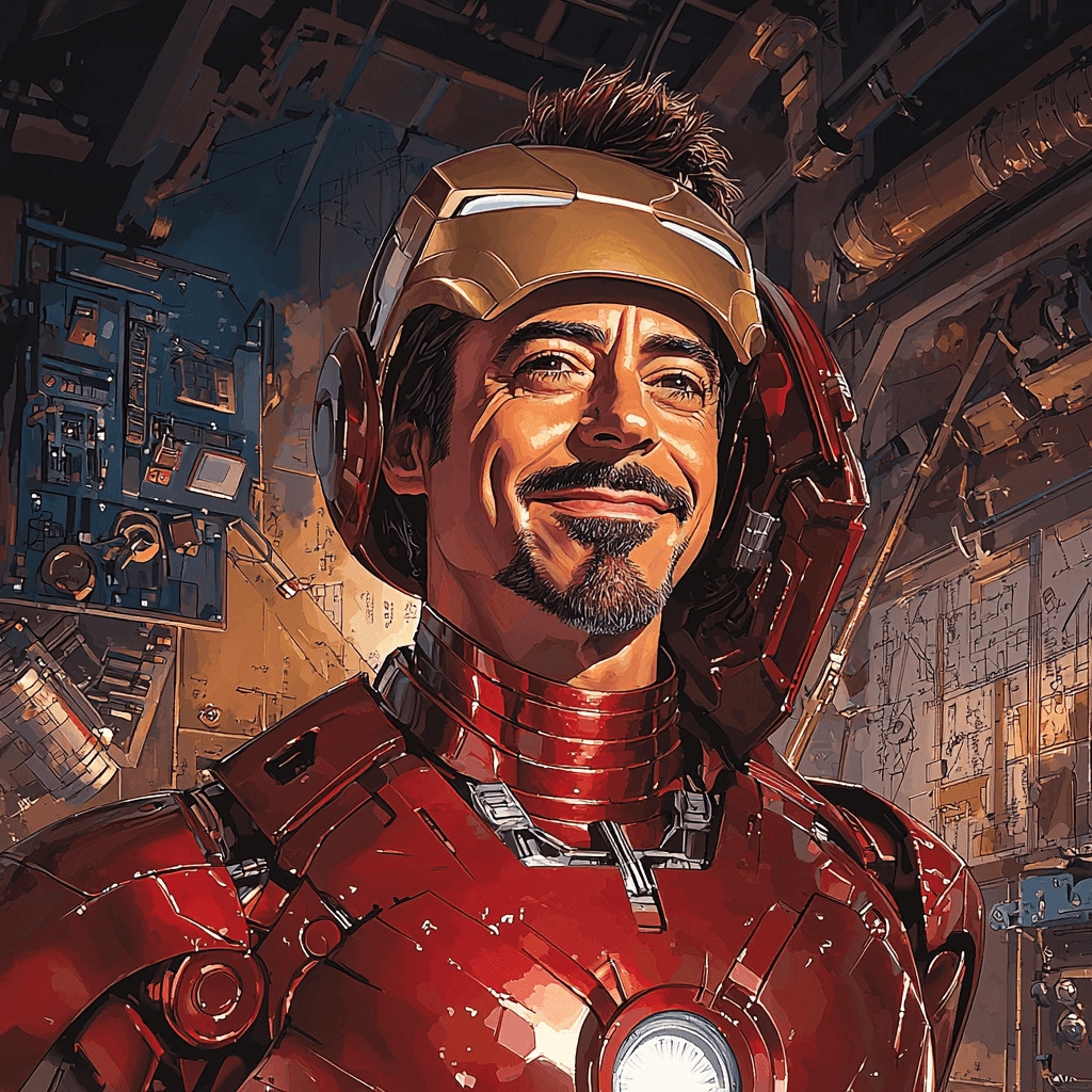 Robert Downey Jr.: The Iron Innovator Numbered Painting Kits