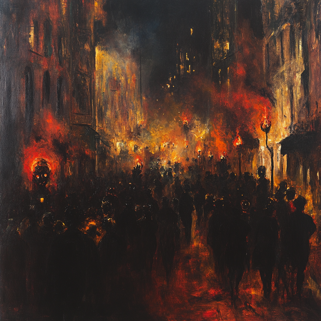Goya Inspired Dark Carnival Paint by numbers kits