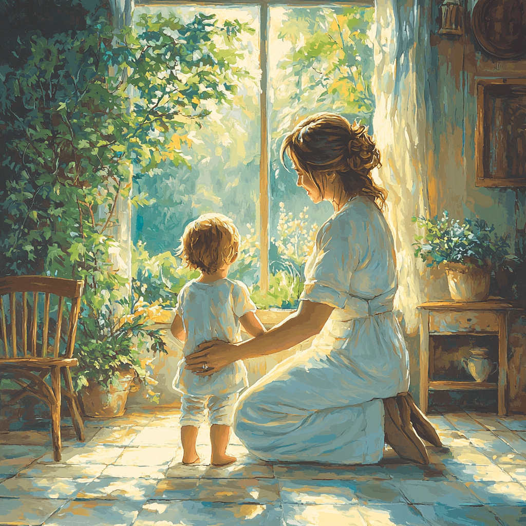 A Mother’s Care Painting Number Kit