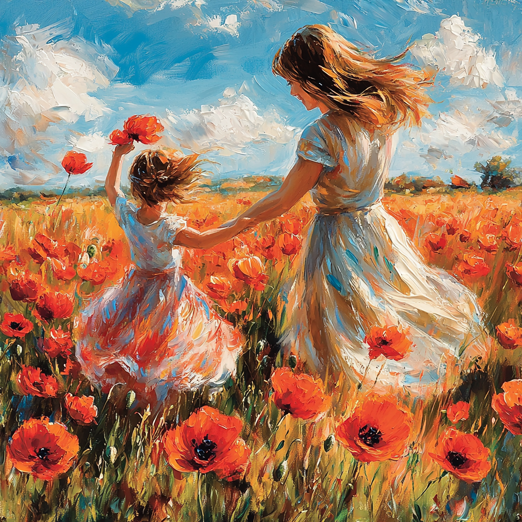 Floral Dance Of Joy Painting Number Kit