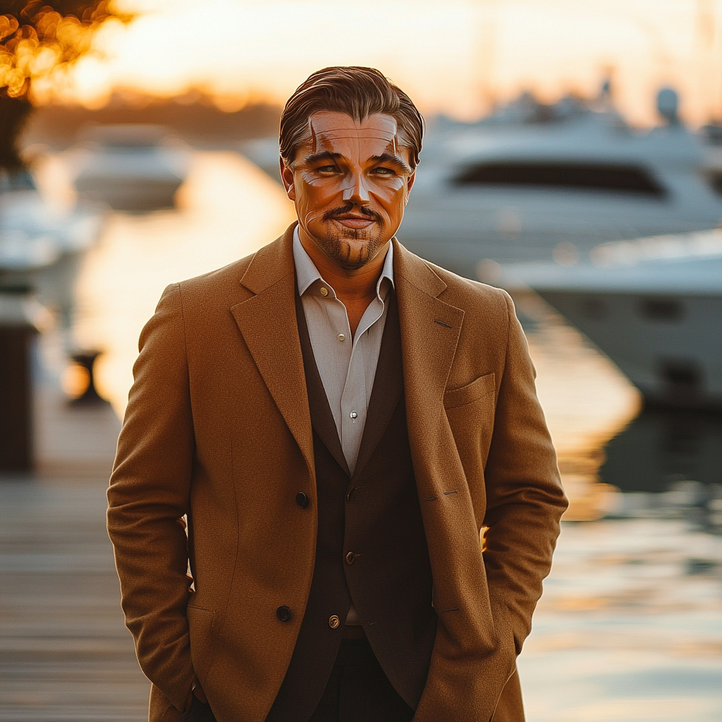 Leonardo DiCaprio: Navigating The Horizon Of Ambition paint by color