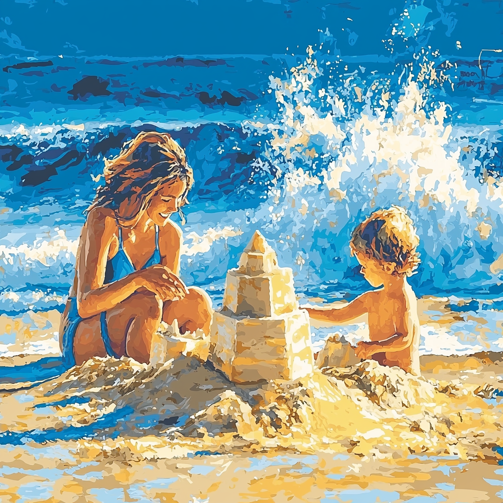Memories On The Shore Paint By Numbers Kits