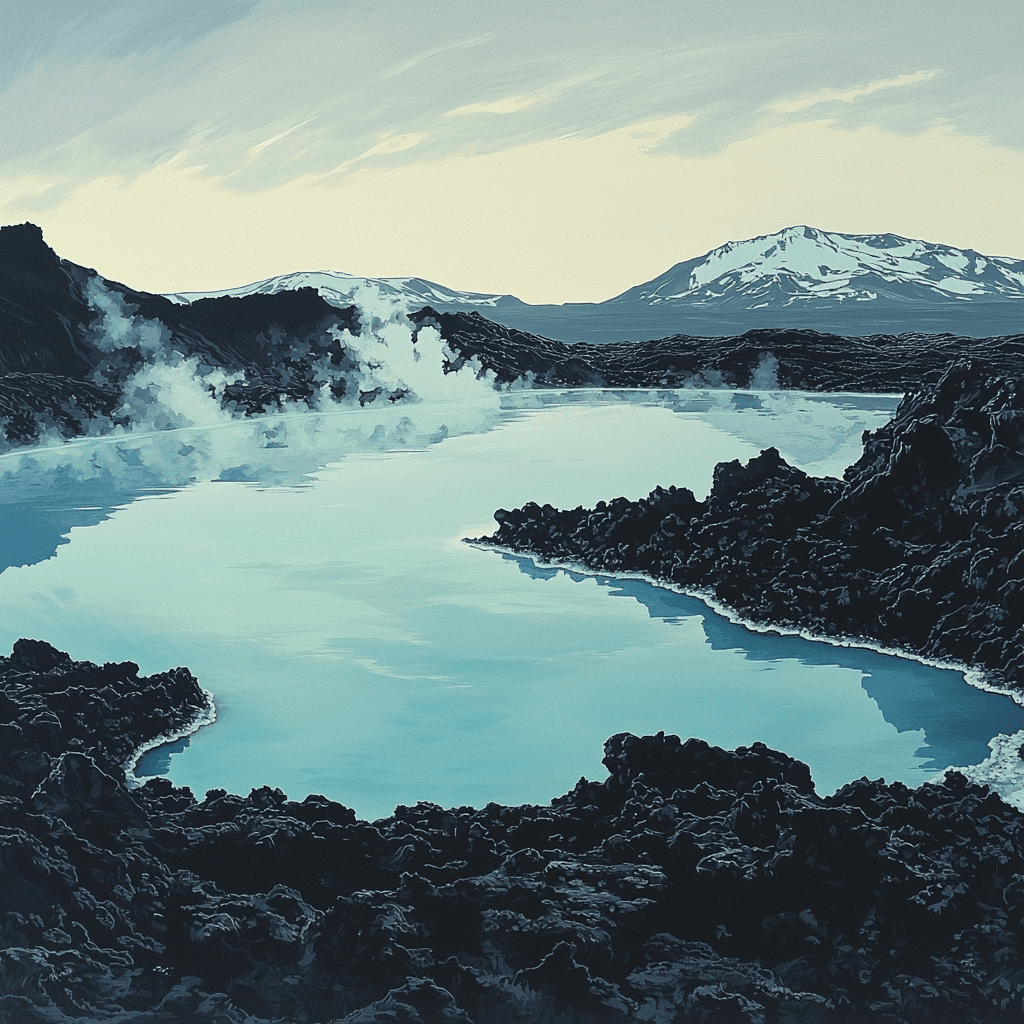 Blue Lagoon - Iceland Paint By Numbers Kits