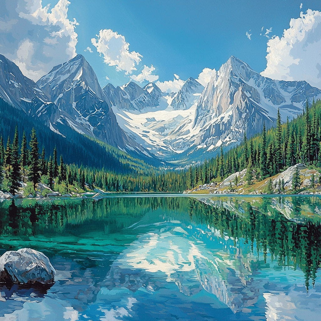 Jasper National Park - Canada Paint By Numbers