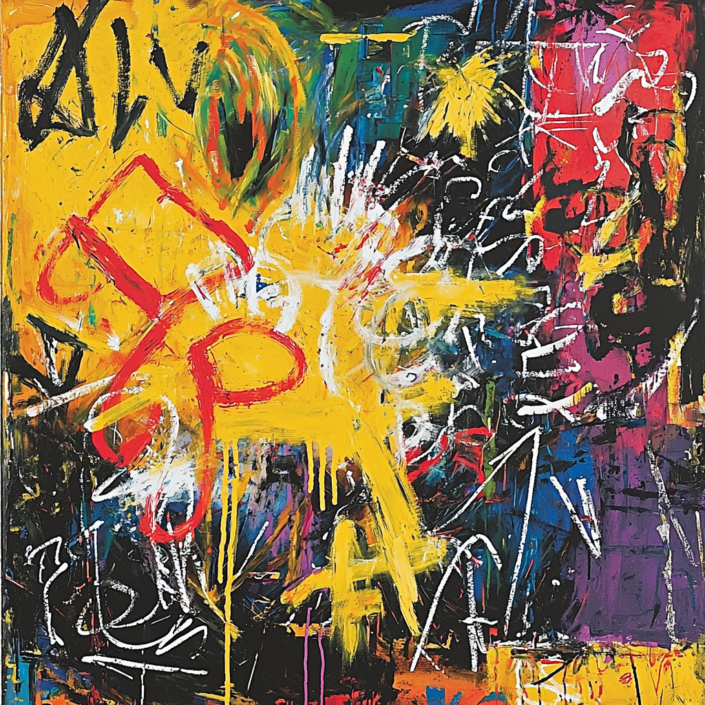 Jean-Michel Basquiat Inspired The Nature Of Thought Paint By Numbers Kits