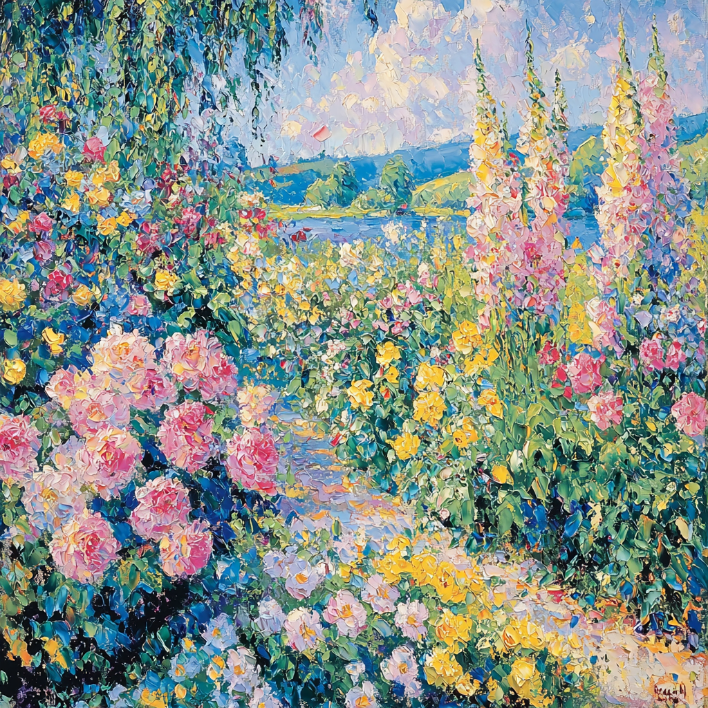 Claude Monet Inspired The Garden Of Enlightenment Paint By Numbers Art
