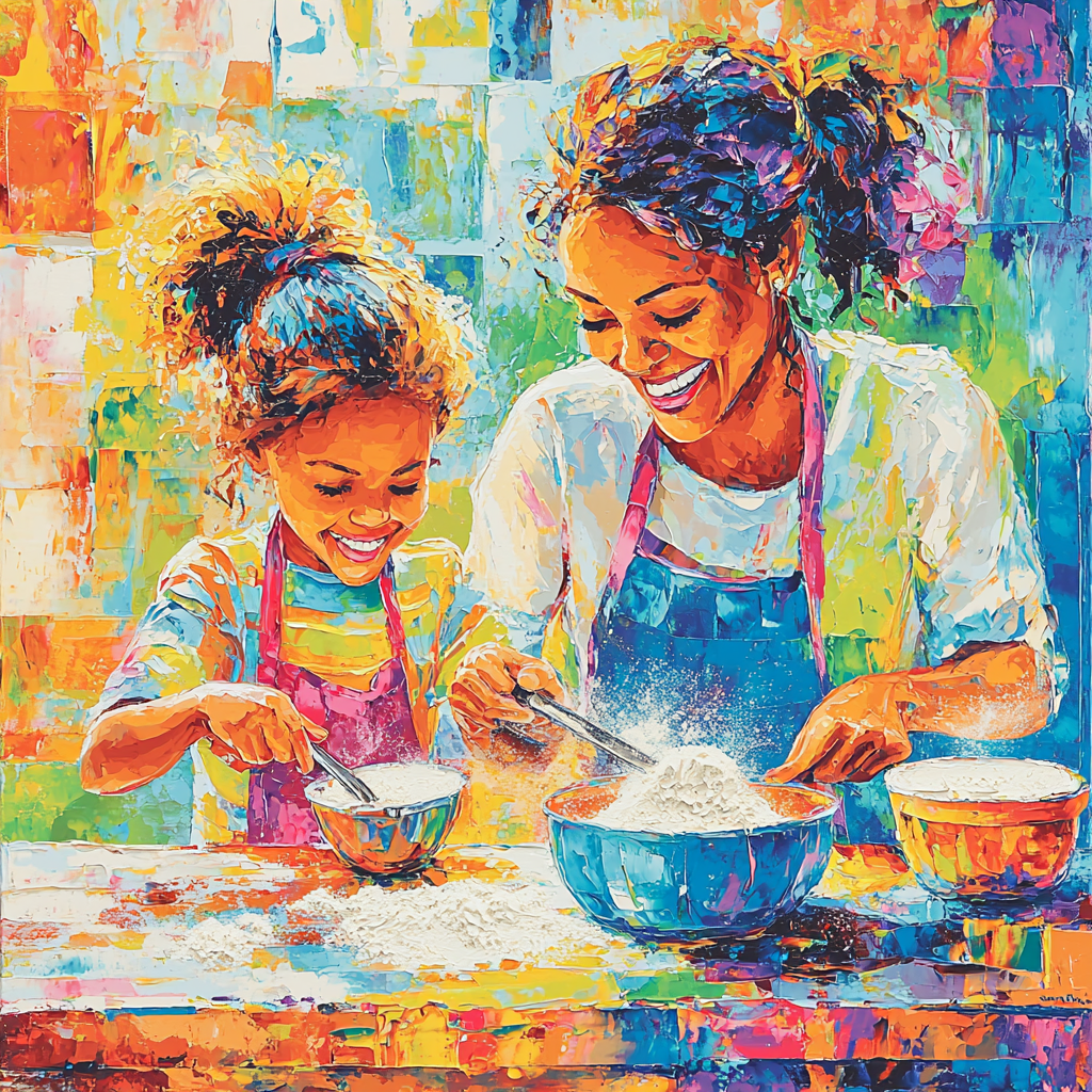 Whisking Up Joy Paint By Numbers Art