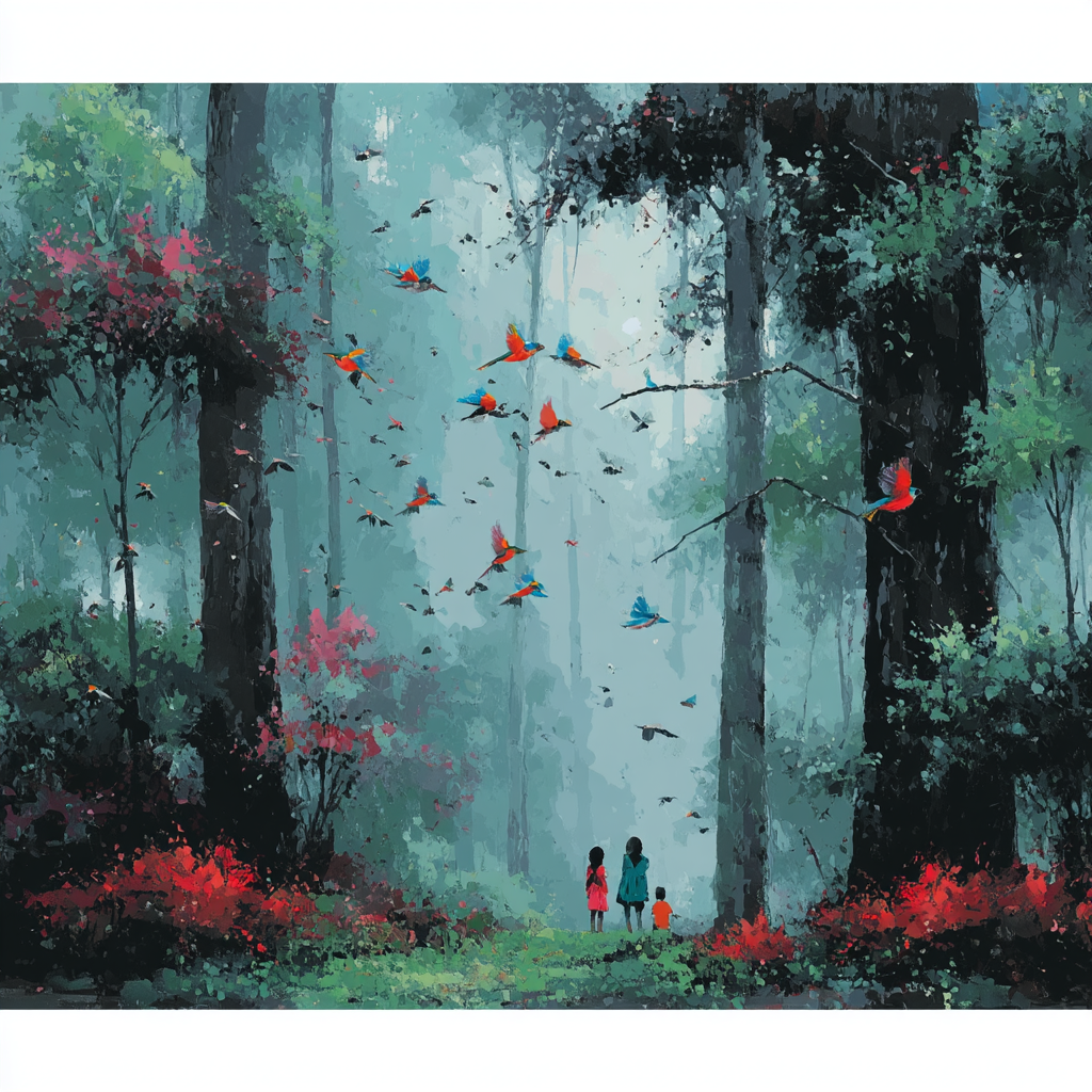 Nature's Orchestra Paint By Color