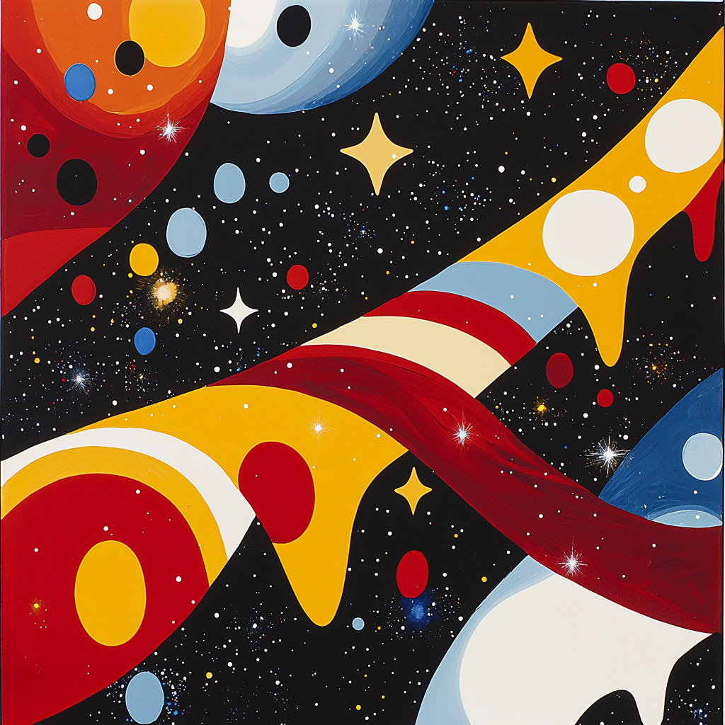 Joan Miró Inspired Cosmic Dance Of Dreams Paint By Numbers