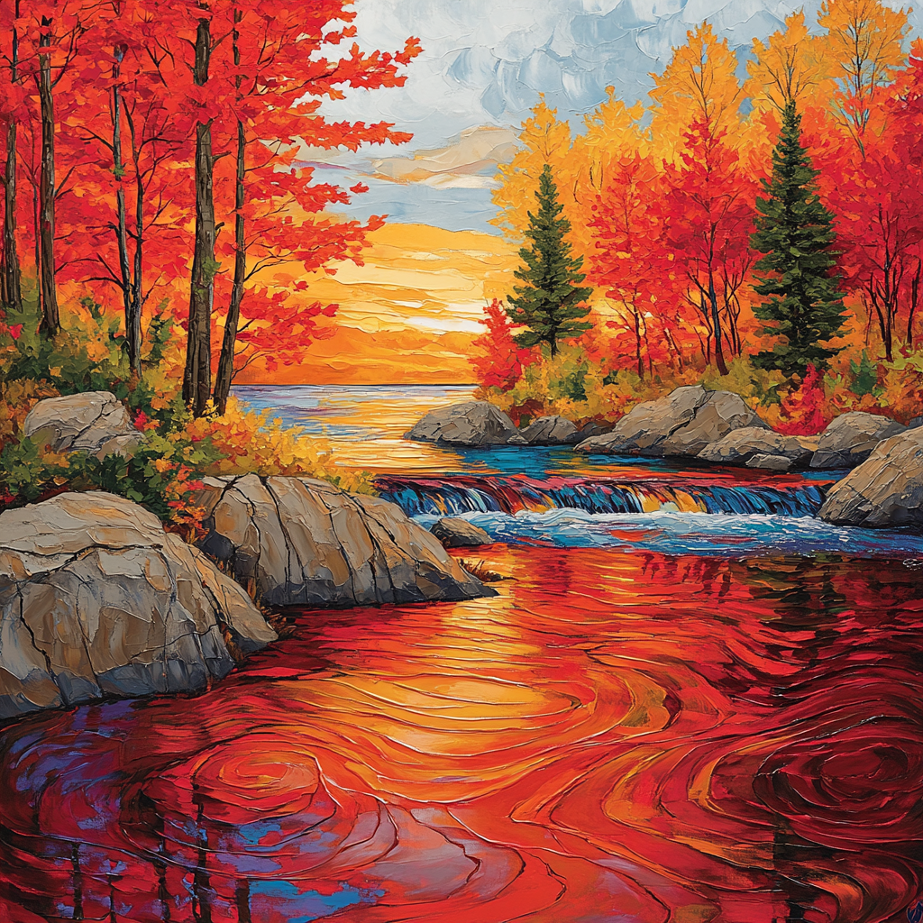 A.Y. Jackson Inspired Algoma Autumn Symphony Painting by numbers kit